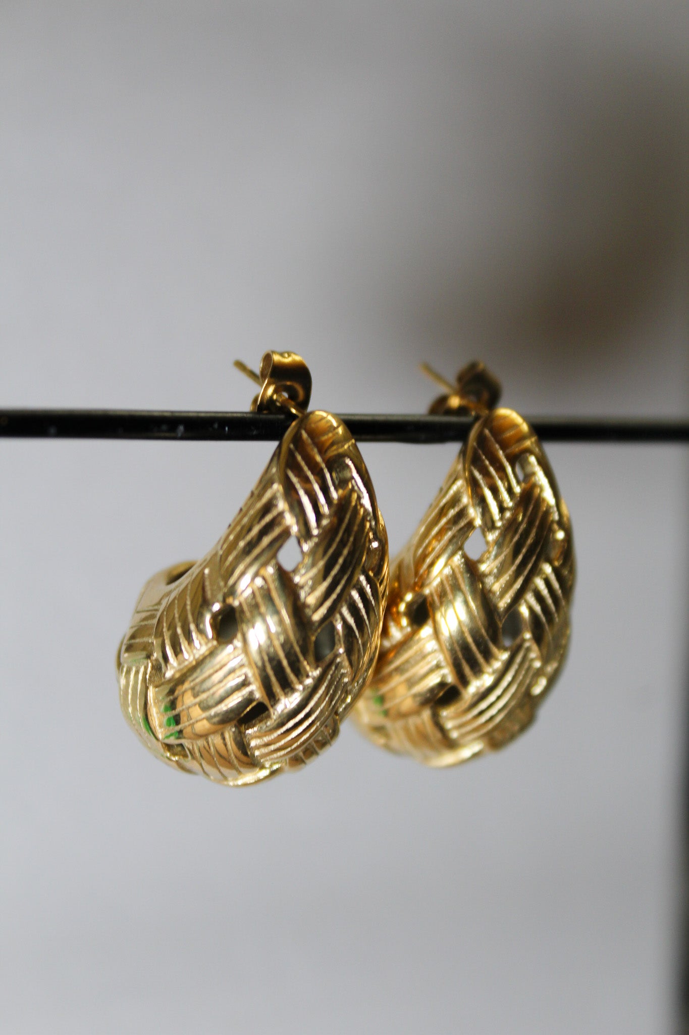 Weave Teardrop Earring