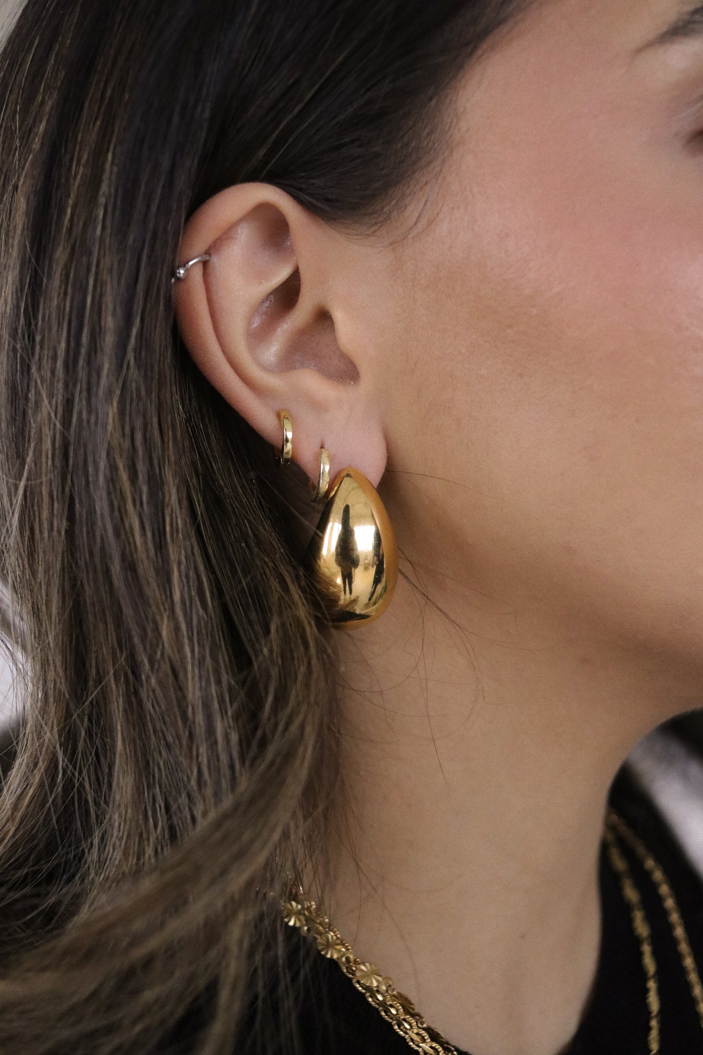 Solid Chunky Teardrop